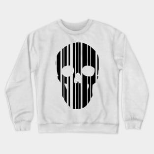 Barcode Skull Crewneck Sweatshirt